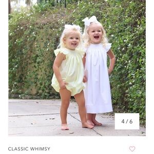 Smocked yellow bubble